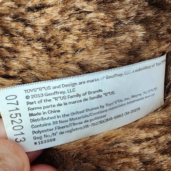 Toys R Us Vintage Big Brown Monkey Stuffed Animal Toy - Picture 9 of 9